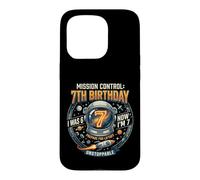 Carcasa para iPhone 15 Pro I Was 6 Now Im 7 Astronaut Outer Space Birthday Kids Gear