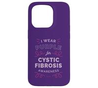 Carcasa para iPhone 15 Pro I Wear Purple FOR Cystic Fibrosis Awareness Walk Meme