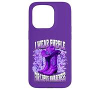 Carcasa para iPhone 15 Pro I Wear Purple For Lupus Awareness