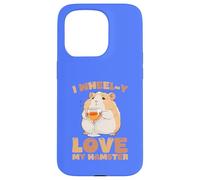 Carcasa para iPhone 15 Pro I Wheel-y Love My Hamster Kawaii Lindo Divertido