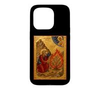 Carcasa para iPhone 15 Pro Icono católico de Moisés y la zarza ardiente