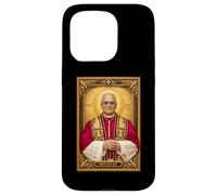 Carcasa para iPhone 15 Pro Icono católico del Papa León XIV