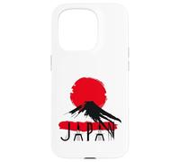 Carcasa para iPhone 15 Pro Icono de Viaje al Atardecer del Monte Fuji de Japón para Amantes de la Cultura