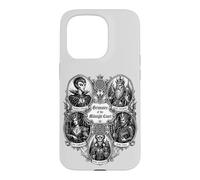 Carcasa para iPhone 15 Pro Iconos Infernales El Gótico Grimorio