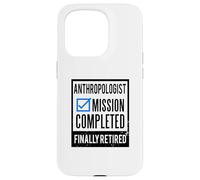 Carcasa para iPhone 15 Pro Idea de Regalo de jubilación Antropólogo Jubilado