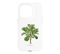 Carcasa para iPhone 15 Pro Ilustración de Planta de Higo de Hoja de violín