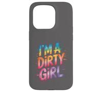 Carcasa para iPhone 15 Pro I'm Dirty Girl Mud Run, Moto de Cross, Muddy Queen Mudding, ATV UTV