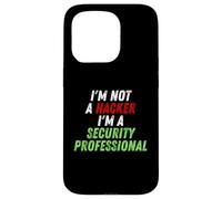 Carcasa para iPhone 15 Pro Im Not A Hacker Im A Security Professional OPSEC Cyber Humor