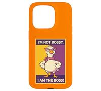 Carcasa para iPhone 15 Pro I'm Not Bossy I Am The Boss Funny Nurse Teacher Mom Kid