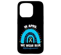 Carcasa para iPhone 15 Pro In April We Wear Blue Autism Awareness Support Autism Parent