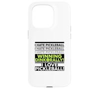 Carcasa para iPhone 15 Pro Irónico Jugador de Pickleball Aficionado a Beber un Tiro