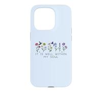 Carcasa para iPhone 15 Pro It Is Well with My Soul Women Christian Themed Bible Verse