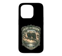 Carcasa para iPhone 15 Pro Jackie and Shadow Eagles A Big Bear Valley Journey Vintage