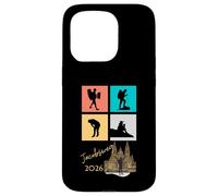 Carcasa para iPhone 15 Pro Jacobsweg 2026 Diseño de Fases del Peregrino del Camino de Santiago