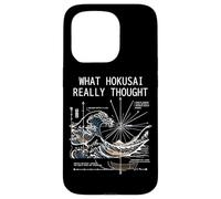 Carcasa para iPhone 15 Pro Japón Gran Ola Física Hokusai Agua Movimiento Matemáticas Ciencia