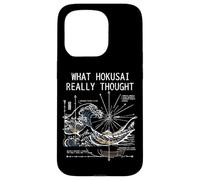 Carcasa para iPhone 15 Pro Japón Gran Ola Física Hokusai Agua Movimiento Matemáticas Ciencia