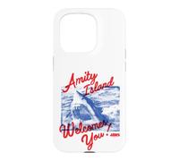 Carcasa para iPhone 15 Pro Jaws Amity Island Welcomes You Front & Back