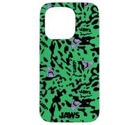 Carcasa para iPhone 15 Pro Jaws Green Shark Camo All Over Print