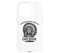 Carcasa para iPhone 15 Pro Jefe Joseph Thunder rodando por la Historia de la montaña