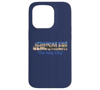 Carcasa para iPhone 15 Pro Jerusalén Ciudad Santa Skyline Patria judía Estado de Israel