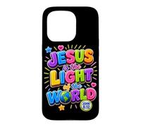 Carcasa para iPhone 15 Pro Jesús es la luz del Mundo Juan 8:12 Biblia Cristiana