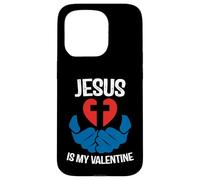 Carcasa para iPhone 15 Pro Jesus is My Valentine Funny Valentines Loves Christ Love Day