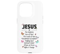Carcasa para iPhone 15 Pro Jesus is The Messiah Mighty God Beautiful Savior Lamb of God
