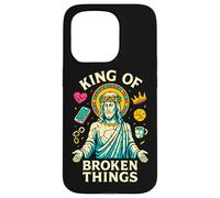 Carcasa para iPhone 15 Pro Jesús Rey de Las Cosas Rotas Christian Healing Inspirador