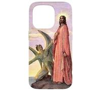 Carcasa para iPhone 15 Pro Jesús Satanás Tentación por Gustave Dore Colorizado