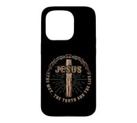 Carcasa para iPhone 15 Pro Jesus The Way Truth The Life T-Shirt
