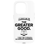 Carcasa para iPhone 15 Pro John Stuart Mill El Bien común... Defina «Mayor»
