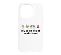 Carcasa para iPhone 15 Pro Joy is an Act of Resistance Rainbow Pride Month Human Rights