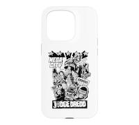 Carcasa para iPhone 15 Pro Juez Dredd Piensa De Nuevo Punk! 2000 AD Comic Montaje