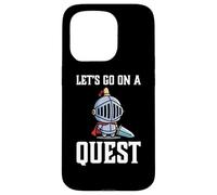 Carcasa para iPhone 15 Pro Jugador RPG Let's Go On A Quest Knight Warrior Player