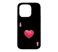 Carcasa para iPhone 15 Pro Jugando a Las Cartas Ace of Hearts Skat Poker