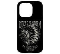 Carcasa para iPhone 15 Pro Jugando por el Cambio X The Doors Riders On The Storm