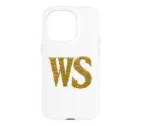 Carcasa para iPhone 15 Pro Jugar Títulos Comedias Historias Tragedias Bard Initials
