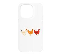 Carcasa para iPhone 15 Pro Juguetes de Pollo para Coop Juguete de Pollo de Goma Traeger Pollo Rub