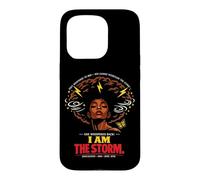 Carcasa para iPhone 15 Pro Juneteenth She Whispered I Am The Storm Women's Black History