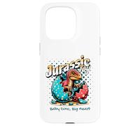 Carcasa para iPhone 15 Pro Jurassic Joy Baby Dinosaur Big Heart Cute Dino Art
