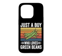 Carcasa para iPhone 15 Pro Just A Boy Who Loves Green Beans