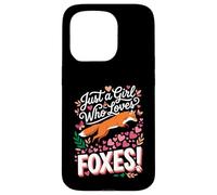 Carcasa para iPhone 15 Pro Just a Girl Who Loves Foxes! Sweet Woodland Wildlife