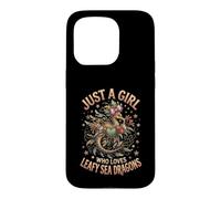 Carcasa para iPhone 15 Pro Just A Girl Who Loves Leafy Sea Dragons