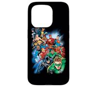 Carcasa para iPhone 15 Pro Justice League Mighty Heroes Unite