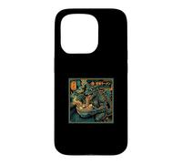Carcasa para iPhone 15 Pro Kaiju Ramen Monstruo Fideos Monstruo Japonés