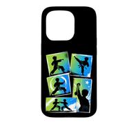 Carcasa para iPhone 15 Pro Karate Artes Marciales Champion Cinturón Negro Niño