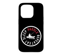 Carcasa para iPhone 15 Pro Kayak de Pesca Encontrar Nueva Agua Pescador de Agua Dulce Jubilado