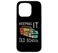 Carcasa para iPhone 15 Pro Keeping It Old School - Retro Boombox 80s 90s Hip Hop Music