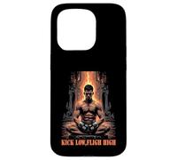 Carcasa para iPhone 15 Pro Kick Low Flight High Muay Thai MMA Warrior