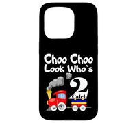 Carcasa para iPhone 15 Pro Kids 2nd Birthday Caleb Choo Choo Train 2 Year Old